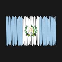 cepillo de bandera de guatemala vector