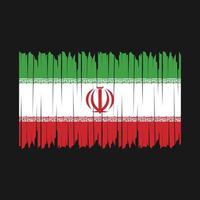 Iran Flag Brush vector