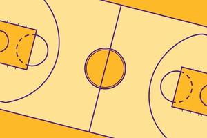 vector graphic background basketball court no people for background - illustration website card poster calendar printing