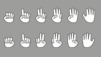 Five fingers counting icon for education. Hands with fingers. 8726895  Vector Art at Vecteezy, five fingers 