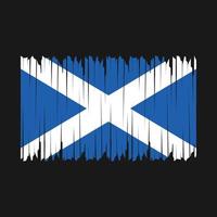 Scotland Flag Brush vector