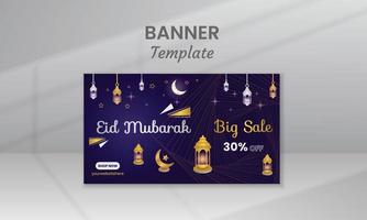 Social Media Banner Post Template vector