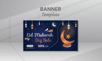 Social Media Banner Post Template vector