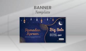 Social Media Banner Post Template vector