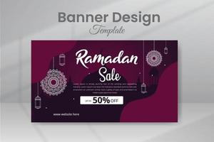 Social Media Banner Post Template vector