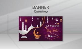 Social Media Banner Post Template vector