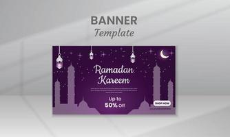 Social Media Banner Post Template vector