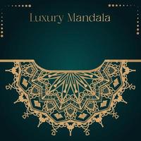 Luxury mandala background vector