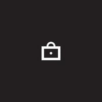 padlock icon logo vector