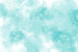 Mint abstract watercolor texture background vector