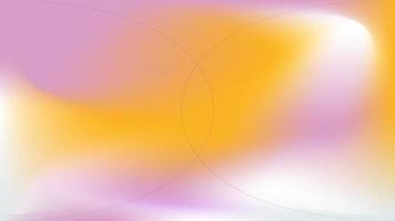 Y2k gradient pink orange vector background. Trippy yellow pattern for 90s retro presentation cover. Aurora backdrop wallpaper with blur smooth colorful gradation. Soft aesthetic blurry illustration