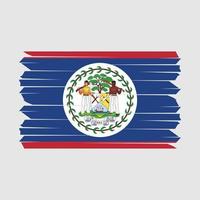 Belize Flag Brush vector