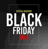 Black Friday Elegant Banner vector