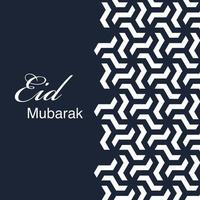 Eid Mubarak design template for social media vector