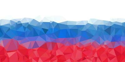 abstract russia background with triangles vector