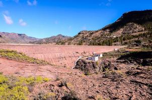 Scenic mountain landscape photo