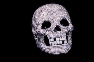 Skull on dark background photo