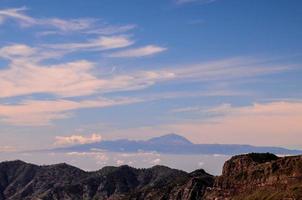 Scenic mountain landscape photo