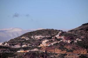 Scenic mountain landscape photo