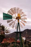 Old wind propeller photo