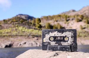 Worn Cassette tape photo
