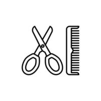 cutting tool icon. outline icon vector