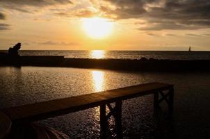 Dock on the ocean photo