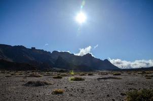 Scenic mountain landscape photo