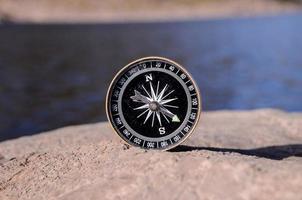 Small black compass photo