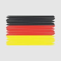 Germany Flag Brush vector