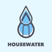 House water drop vector