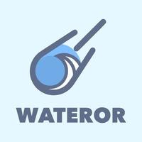Water drop simple vector