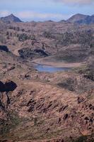 Scenic mountain landscape photo