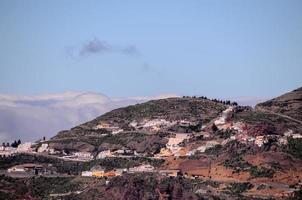 Scenic mountain landscape photo