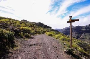 paisaje escénico de montaña foto