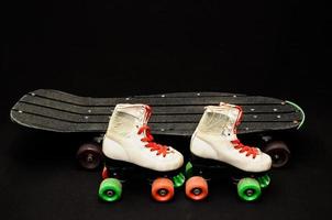 White roller skates photo