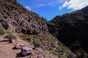 Scenic mountain landscape photo