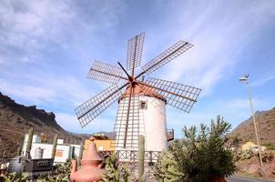 Traditional windmill on Tenerife photo