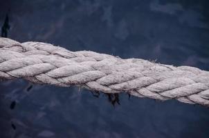 White nautical rope photo