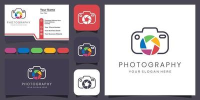 fotografía estudio logo plantilla, fotógrafo, foto. compañía, marca, marca, corporativo, identidad vector