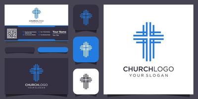 Church logo sign modern vector graphic abstract