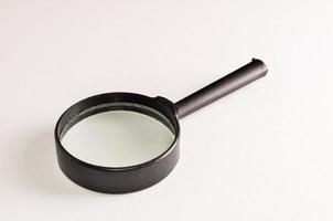 Magnifying loupe glass photo