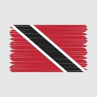 Trinidad Flag Brush vector