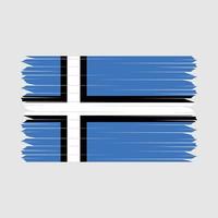 cepillo de bandera de Estonia vector