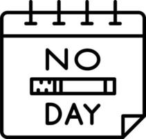 No Tobacco Day vector icon