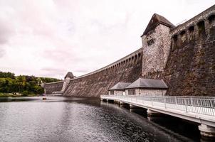 Dam on the lake photo