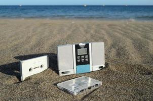 Cassette in the sand photo