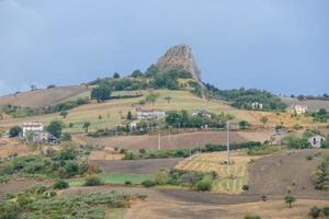 Scenic mountain landscape photo