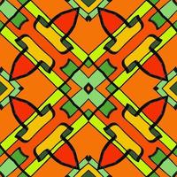 African pattern design. Tribal ethnic illustration for wrapping paper, wallpaper, fabric, decorating and carpet. photo