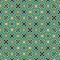 oriental tradicional modelo. repetido marroquí cruces mosaico losas. linterna formas motivo. tracería ventana fondo de pantalla. arabesco digital papel, textil impresión. sin costura superficie diseño foto